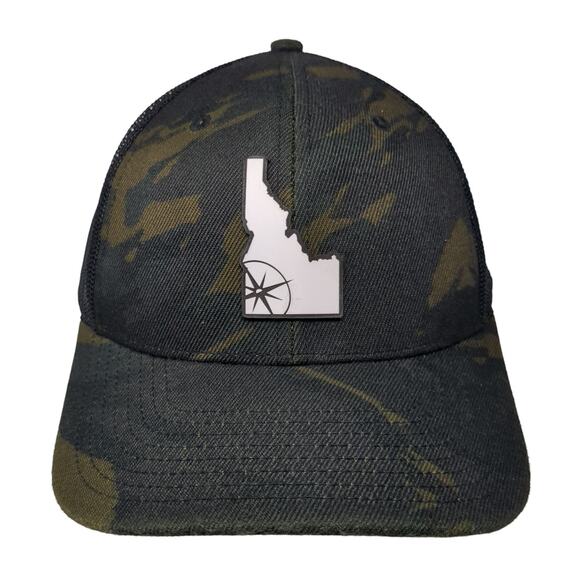 Idaho Snapback Trucker Hat Multicolor OS Adjustable Mesh Back Branded Bills - Picture 1 of 11